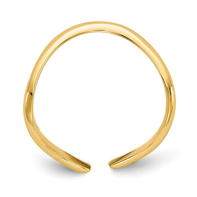 14K Polished Toe Ring