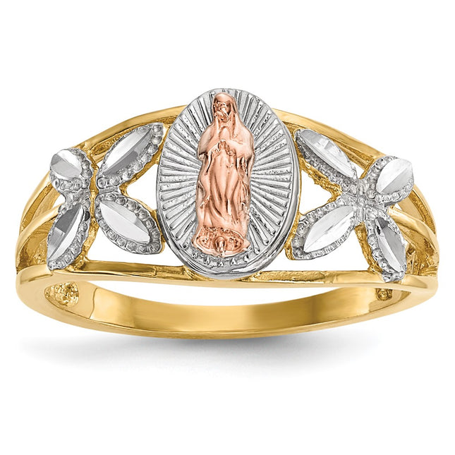 14k Two-tone Rings Style R577 - Classique Jewelry Inc.