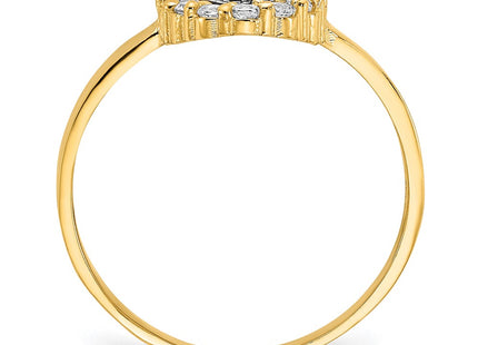 14k Two-tone Rings Style R579 - Classique Jewelry Inc.