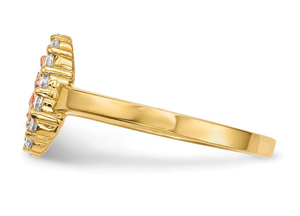 14k Two-tone Rings Style R579 - Classique Jewelry Inc.