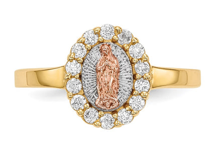 14k Two-tone Rings Style R579 - Classique Jewelry Inc.