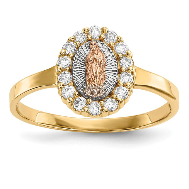 14k Two-tone Rings Style R579 - Classique Jewelry Inc.