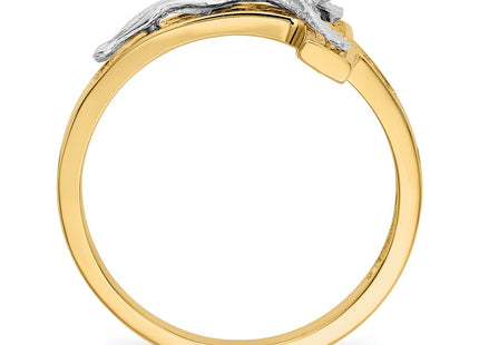 14k Two-tone Rings Style R581 - Classique Jewelry Inc.