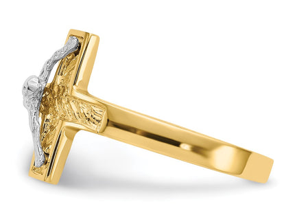 14k Two-tone Rings Style R581 - Classique Jewelry Inc.