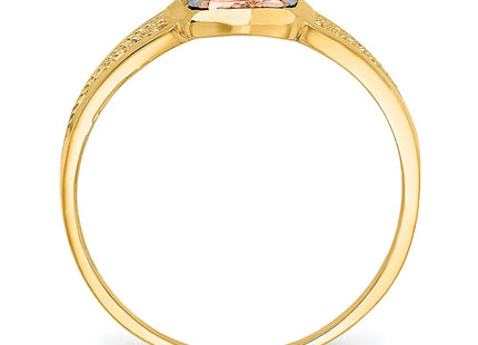 14k Two-tone Rings Style R586 - Classique Jewelry Inc.