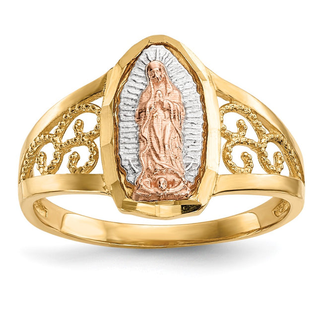 14k Two-tone Rings Style R586 - Classique Jewelry Inc.