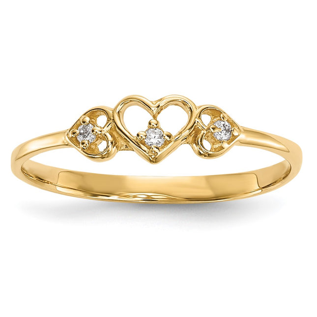 14k Yellow Gold Rings Style R591 - Classique Jewelry Inc.