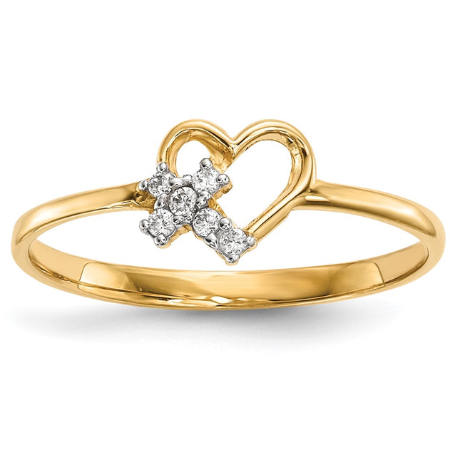 14k Yellow Gold Rings Style R593 - Classique Jewelry Inc.