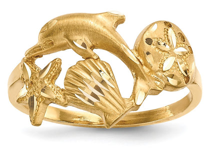 14k Yellow Gold Rings Style R597 - Classique Jewelry Inc.