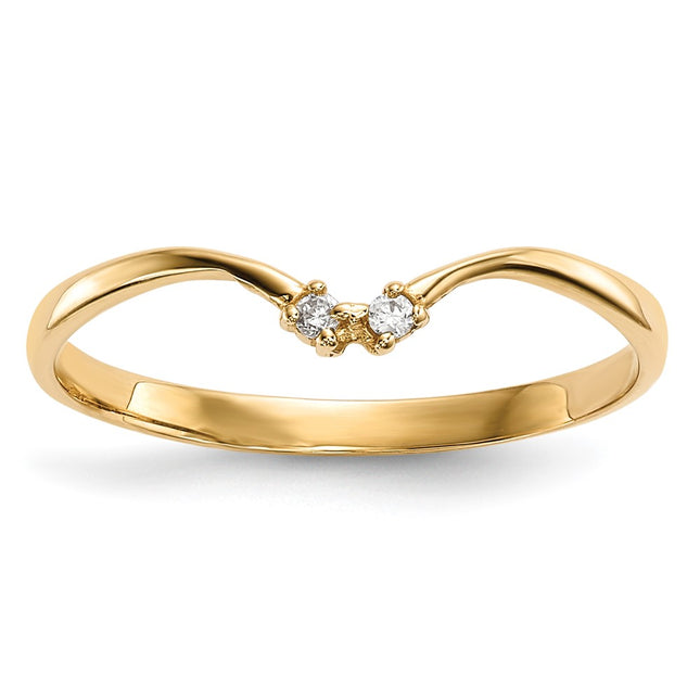 14k Yellow Gold Rings Style R603 - Classique Jewelry Inc.