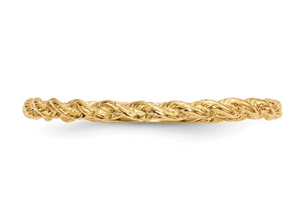 14k Yellow Gold Rings Style R604 - Classique Jewelry Inc.