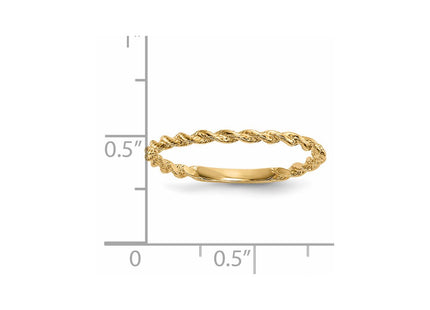 14k Yellow Gold Rings Style R604 - Classique Jewelry Inc.