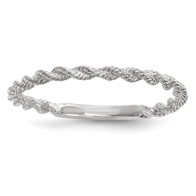14k White Gold Rings Style R606 - Classique Jewelry Inc.
