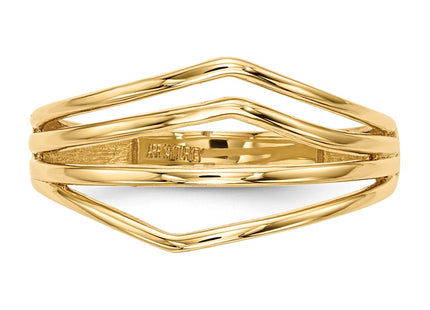 14k Yellow Gold Rings Style R607 - Classique Jewelry Inc.