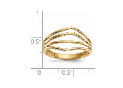 14k Yellow Gold Rings Style R607 - Classique Jewelry Inc.