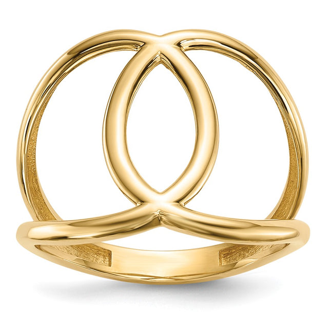 14k Yellow Gold Rings Style R620 - Classique Jewelry Inc.