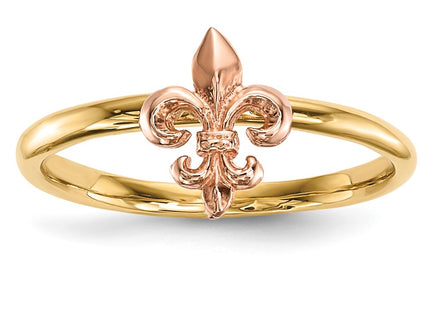 14k Two-tone Rings Style R623 - Classique Jewelry Inc.