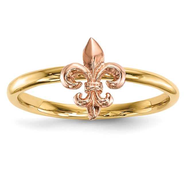 14k Two-tone Rings Style R623 - Classique Jewelry Inc.