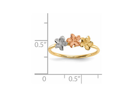14k Two-tone Rings Style R631 - Classique Jewelry Inc.