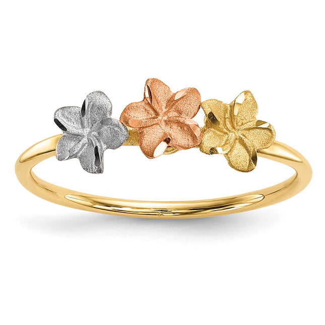 14k Two-tone Rings Style R631 - Classique Jewelry Inc.