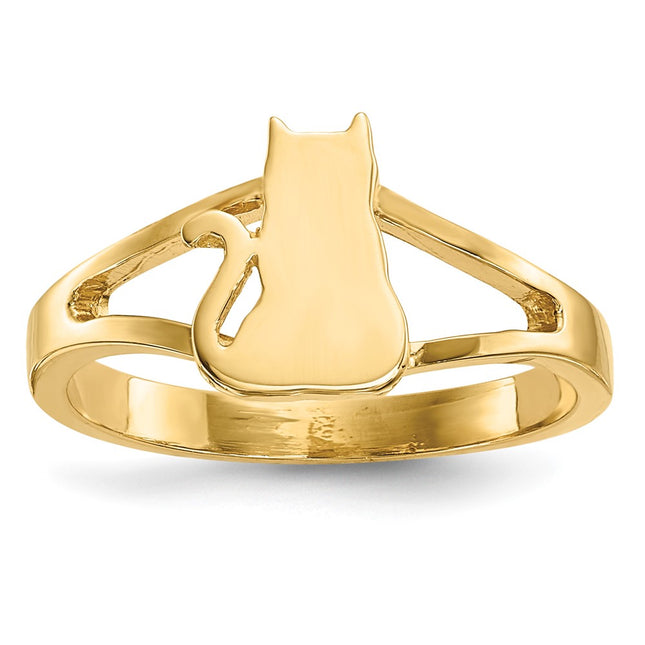 14k Yellow Gold Rings Style R640 - Classique Jewelry Inc.