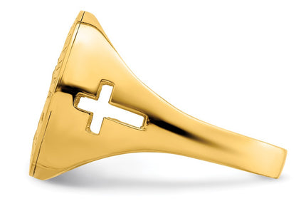 14k Yellow & Rhodium Rings Style R669 - Classique Jewelry Inc.