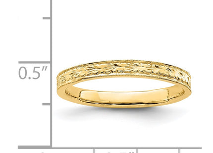 14k Yellow Gold Jewelry Style R672 - Classique Jewelry Inc.