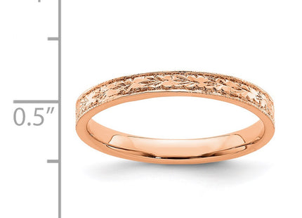 14k Rose Gold Jewelry Style R672R - Classique Jewelry Inc.