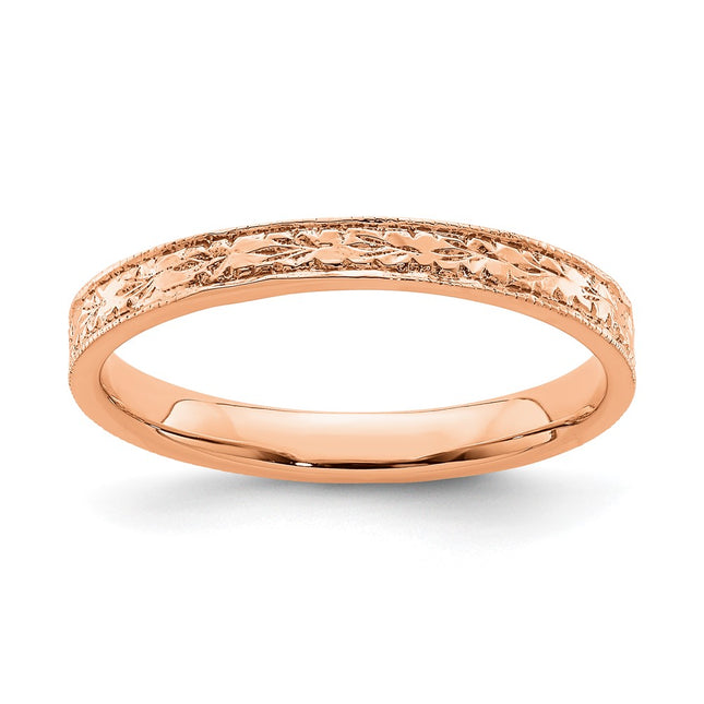14k Rose Gold Jewelry Style R672R - Classique Jewelry Inc.