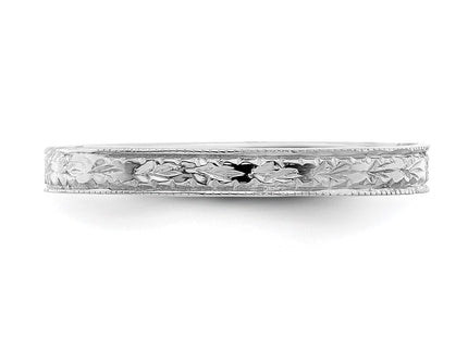 14k White Gold Jewelry Style R672W - Classique Jewelry Inc.