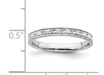 14k White Gold Jewelry Style R672W - Classique Jewelry Inc.