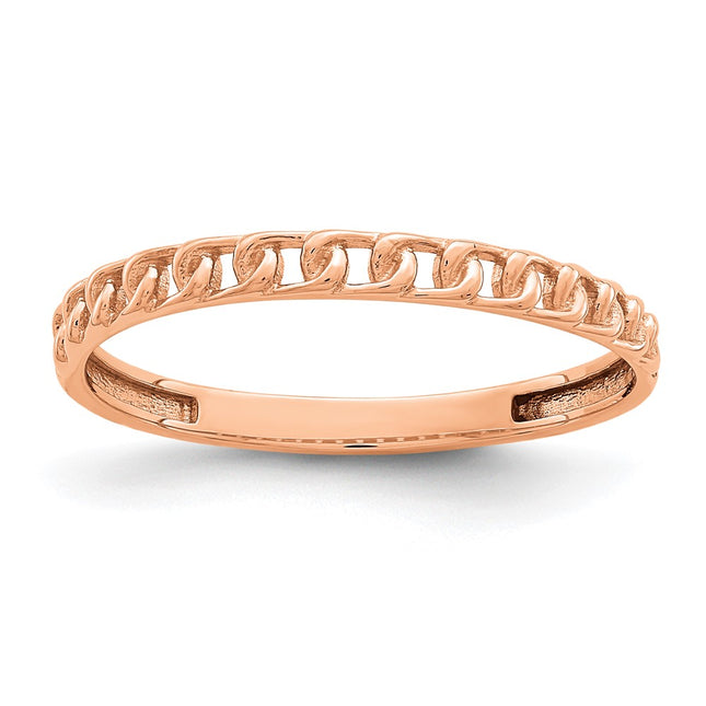 14k Rose Gold Rings Style R674R - Classique Jewelry Inc.