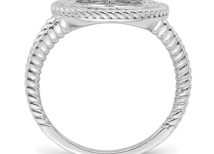 14k White Gold Rings Style R677W - Classique Jewelry Inc.