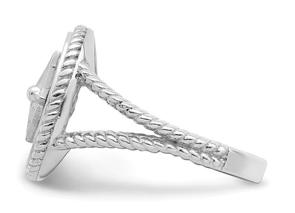 14k White Gold Rings Style R677W - Classique Jewelry Inc.