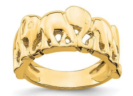 14k Yellow Gold Rings Style R691 - Classique Jewelry Inc.