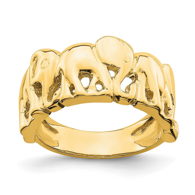14k Yellow Gold Rings Style R691 - Classique Jewelry Inc.
