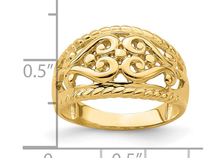 14k Yellow Gold Jewelry Style R696 - Classique Jewelry Inc.