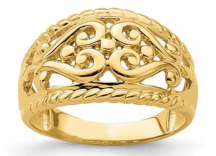 14k Yellow Gold Jewelry Style R696 - Classique Jewelry Inc.