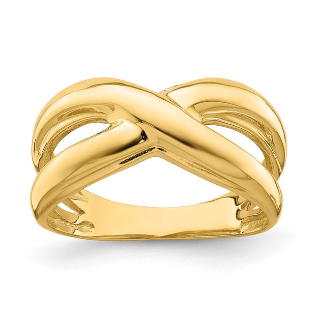 14k Yellow Gold Rings Style R707 - Classique Jewelry Inc.