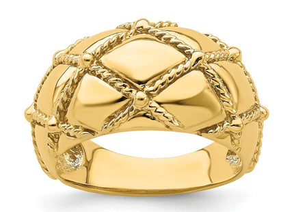 14k Yellow Gold Rings Style R716 - Classique Jewelry Inc.