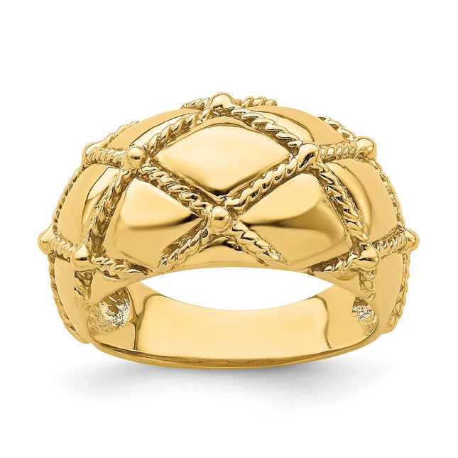 14k Yellow Gold Rings Style R716 - Classique Jewelry Inc.