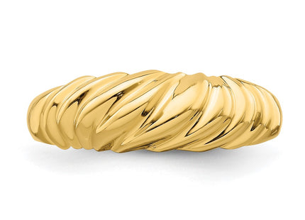 14k Yellow Gold Rings Style R718 - Classique Jewelry Inc.