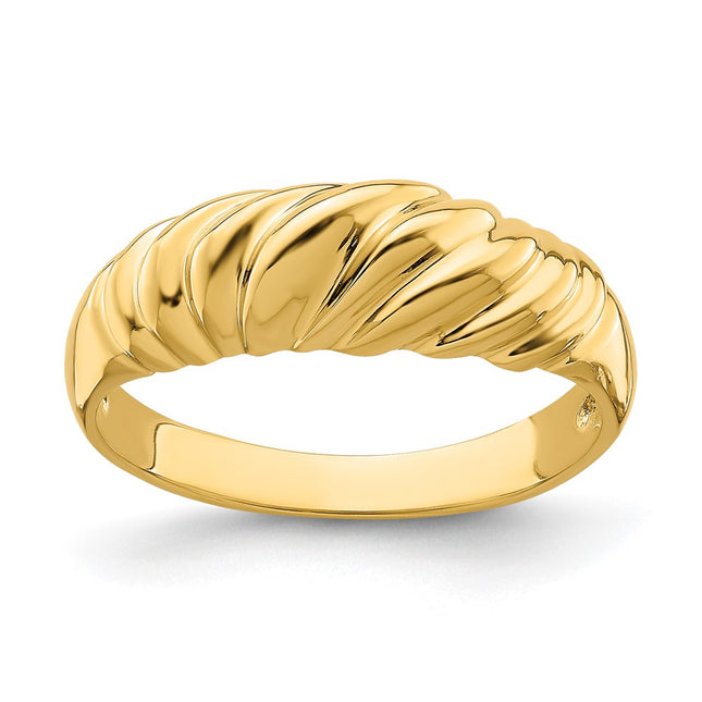 14k Yellow Gold Rings Style R718 - Classique Jewelry Inc.