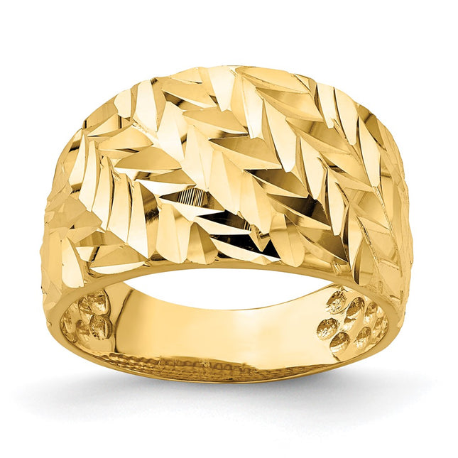 14k Yellow Gold Rings Style R729 - Classique Jewelry Inc.