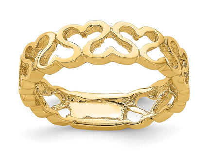 14k Yellow Gold Jewelry Style R777 - Classique Jewelry Inc.