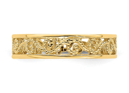 14k Yellow Gold Rings Style R784 - Classique Jewelry Inc.