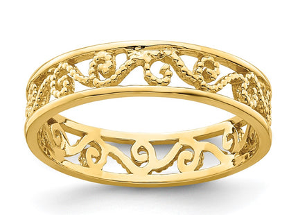 14k Yellow Gold Rings Style R784 - Classique Jewelry Inc.