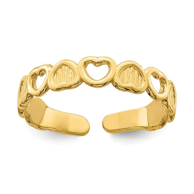14K gold heart ring
