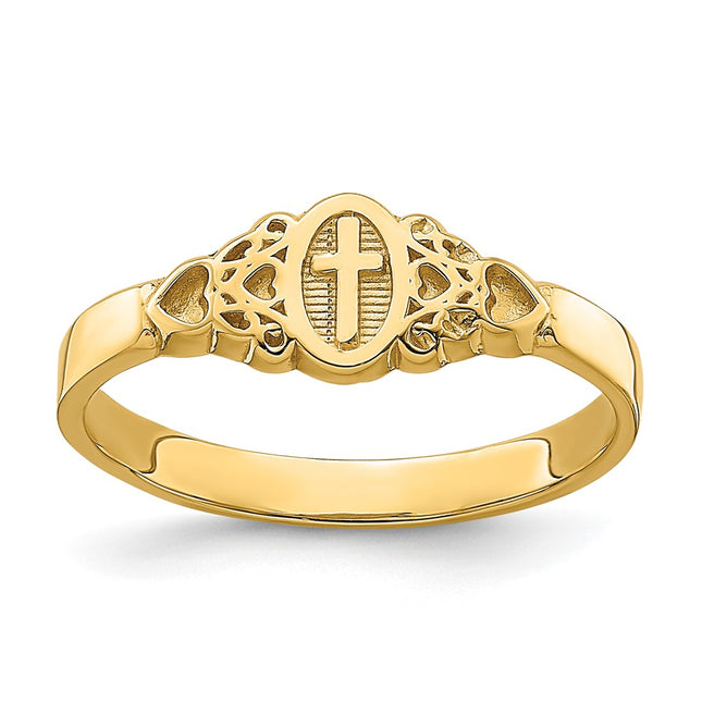 14k Yellow Gold Rings Style R851 - Classique Jewelry Inc.