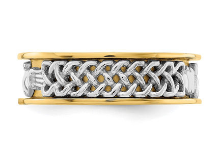 14k Two-tone Jewelry Style R872 - Classique Jewelry Inc.